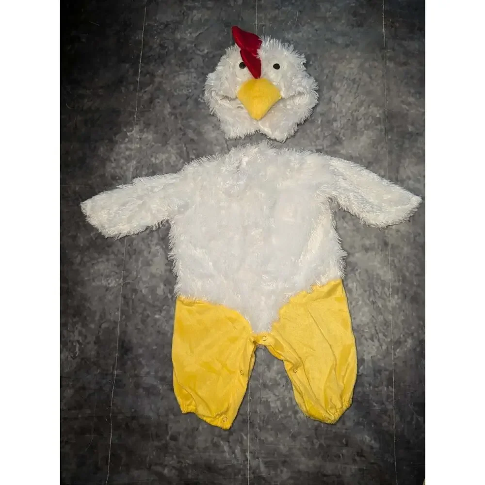 Cute Baby Chicken Animal Halloween Costume Toddler Size 0-6 Months